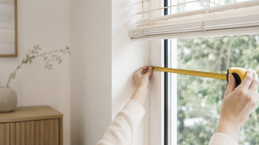 How to measure your window for blinds (without holding your breath)