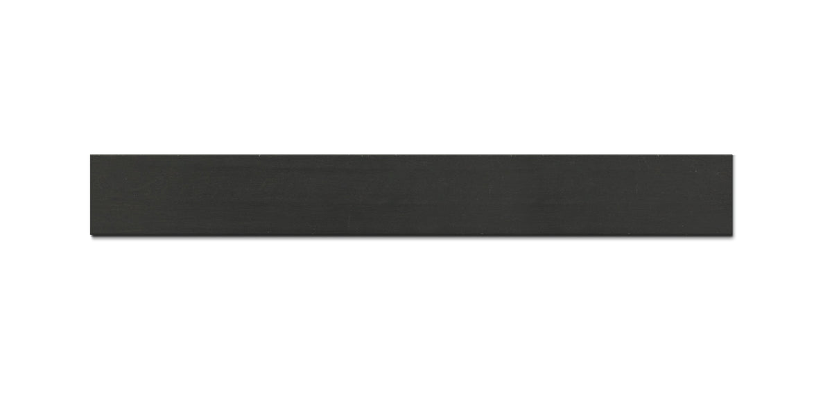 Jaluzea de lemn NATURAL 25 mm — Negru cu fibră vizibilă (64NS)
